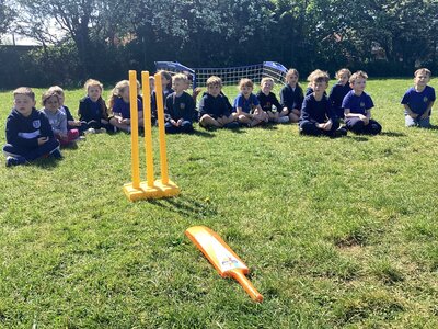 Image of Cricket Day in School 